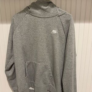 Nike Heather Gray Pullover Hoodie